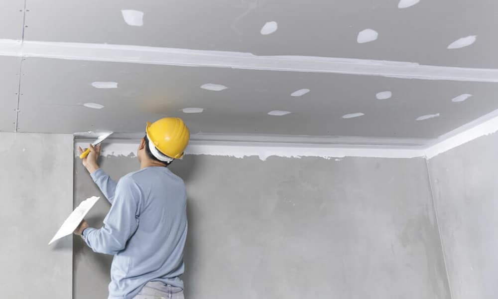 Ildırı alçı sıva uygulaması